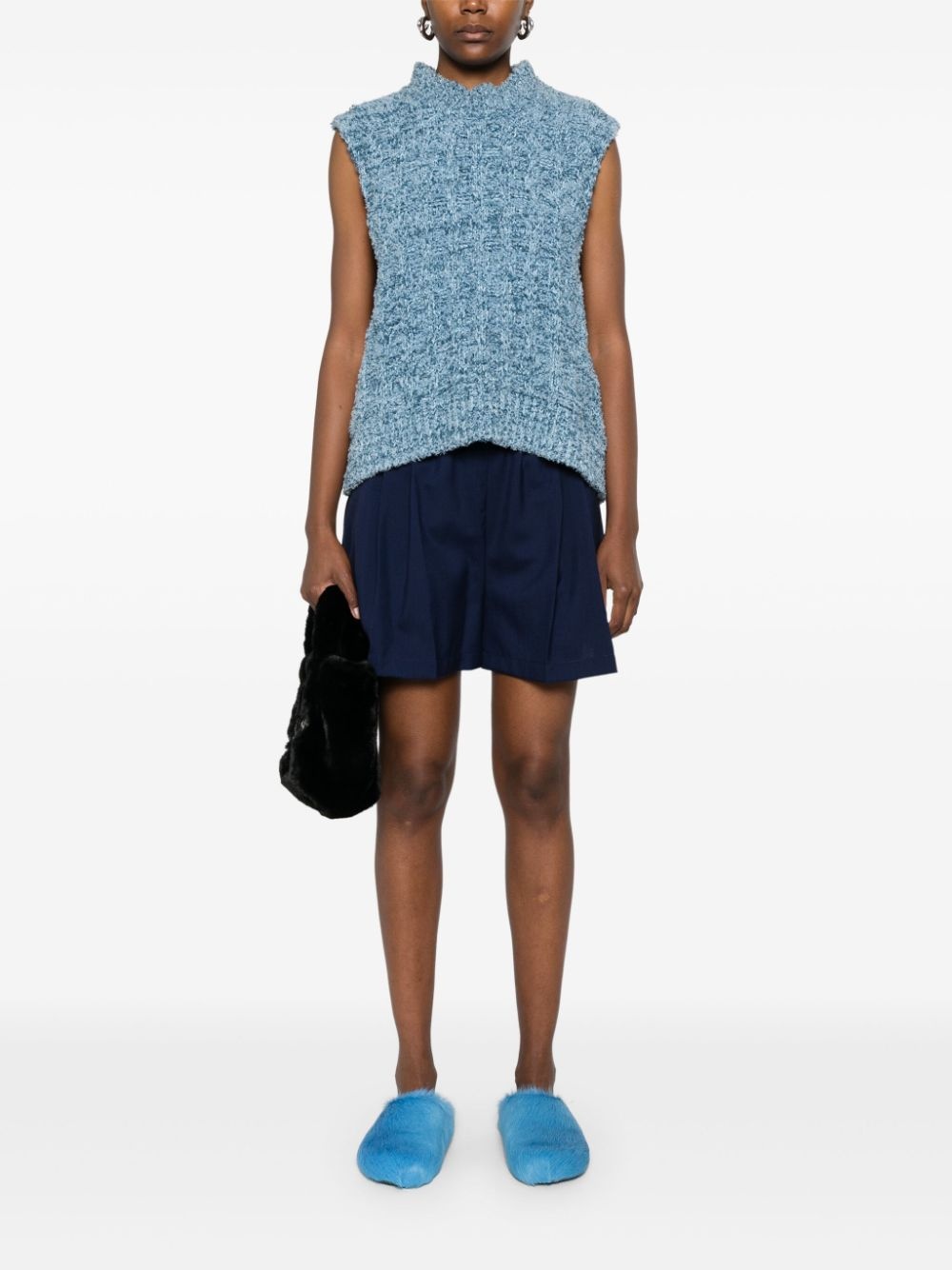 pleated shorts - 2