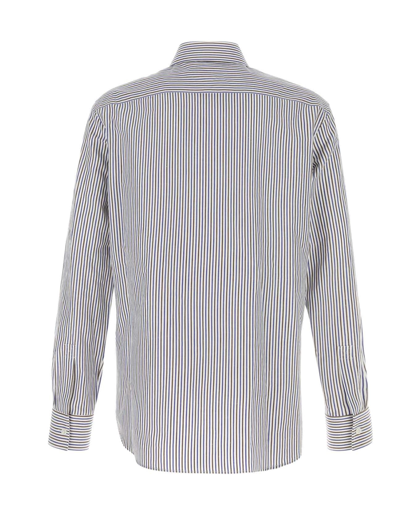 Embroidered Cotton Blend Shirt - 2