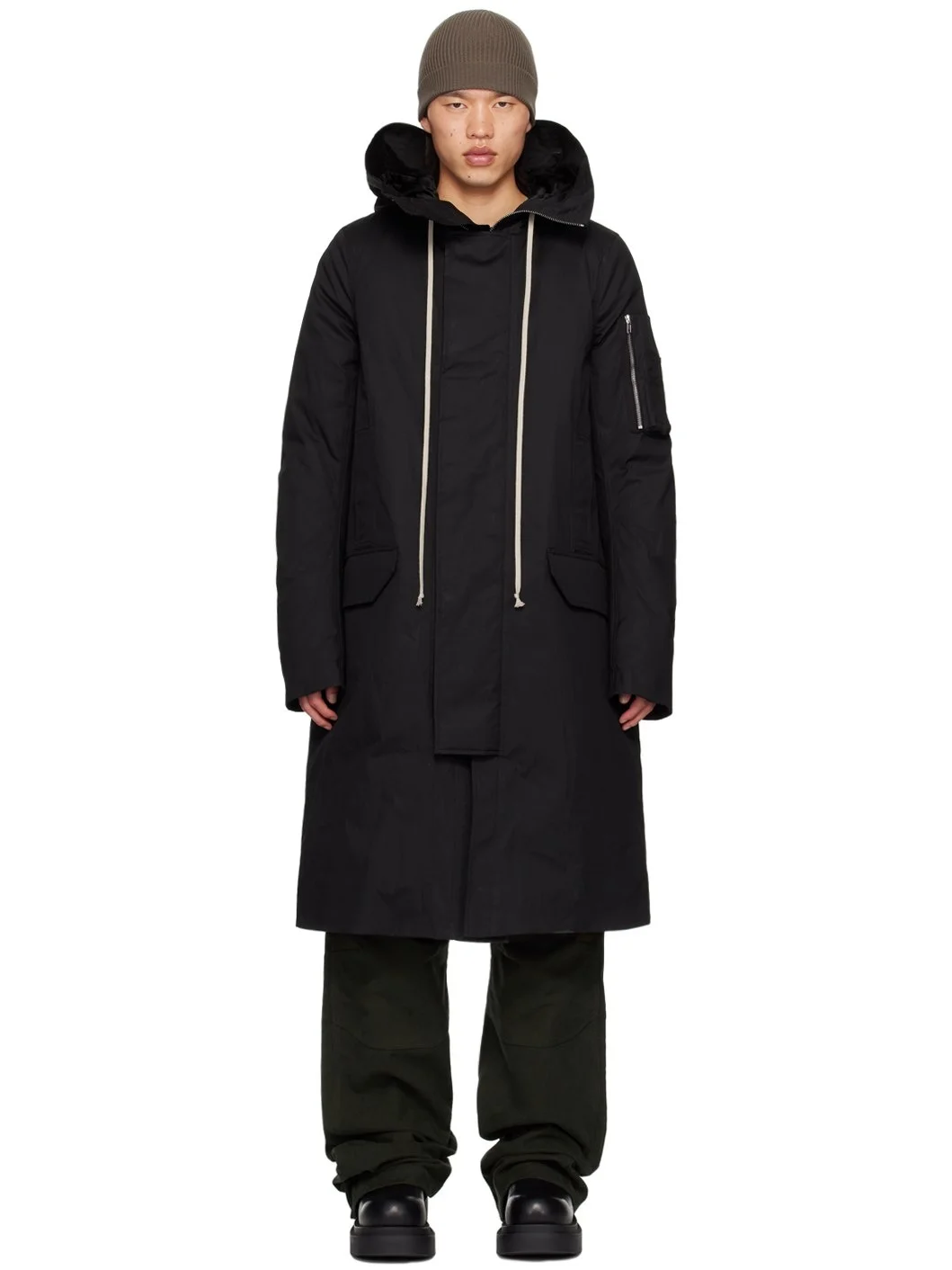 Black Porterville Megaparka Coat - 1