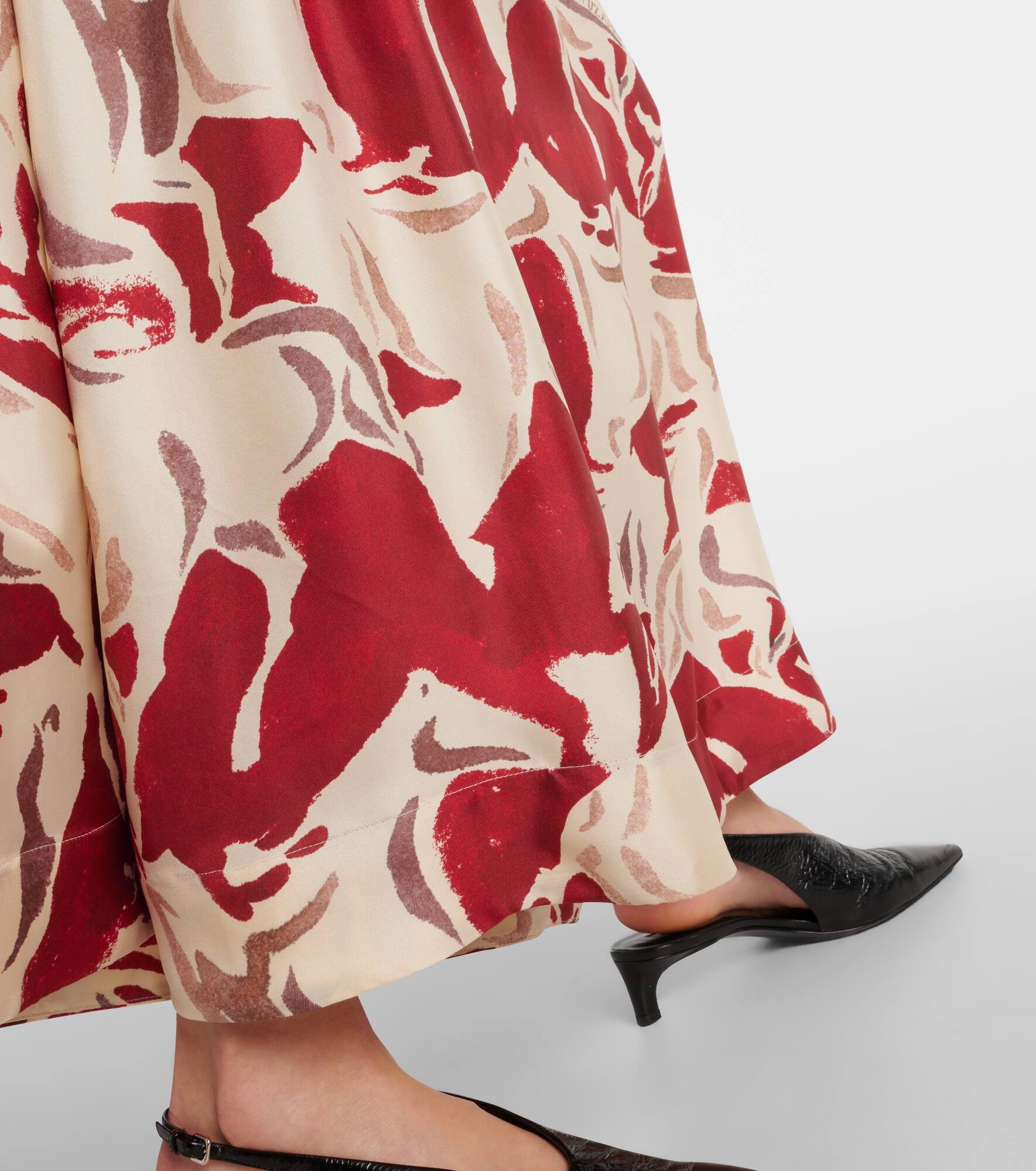 Felicia printed silk maxi dress - 5