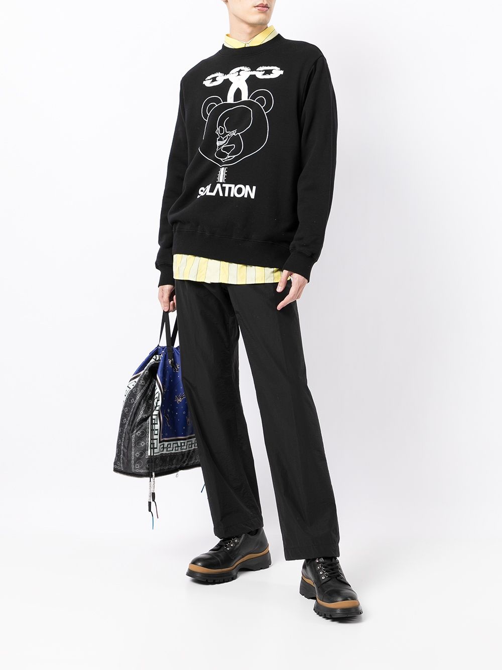 Solation-print sweatshirt - 2