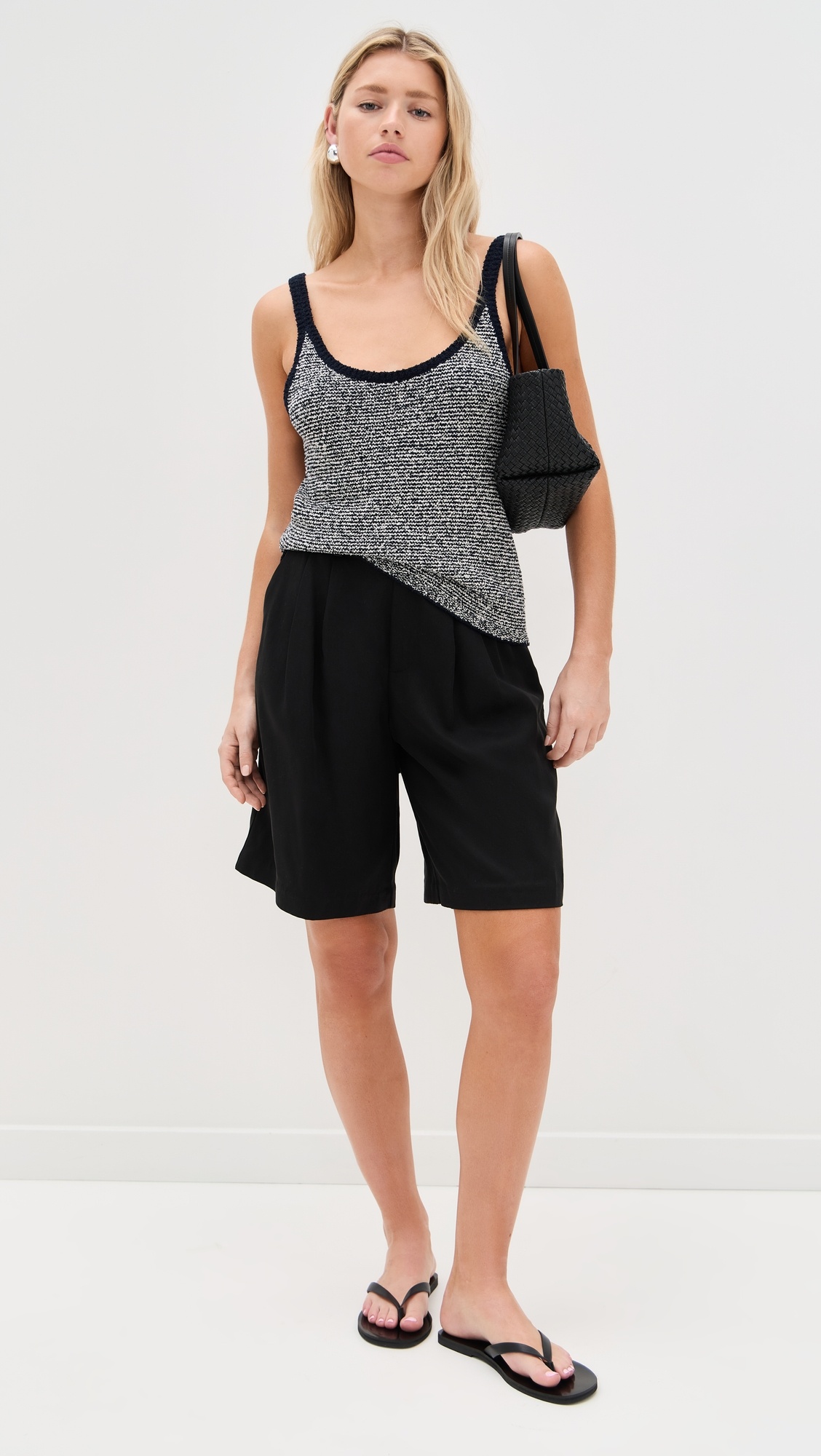 Textured Micro Stripe Tank - 4
