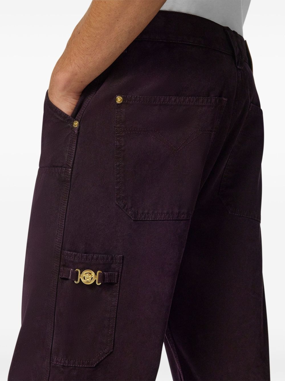 straight-leg trousers - 5