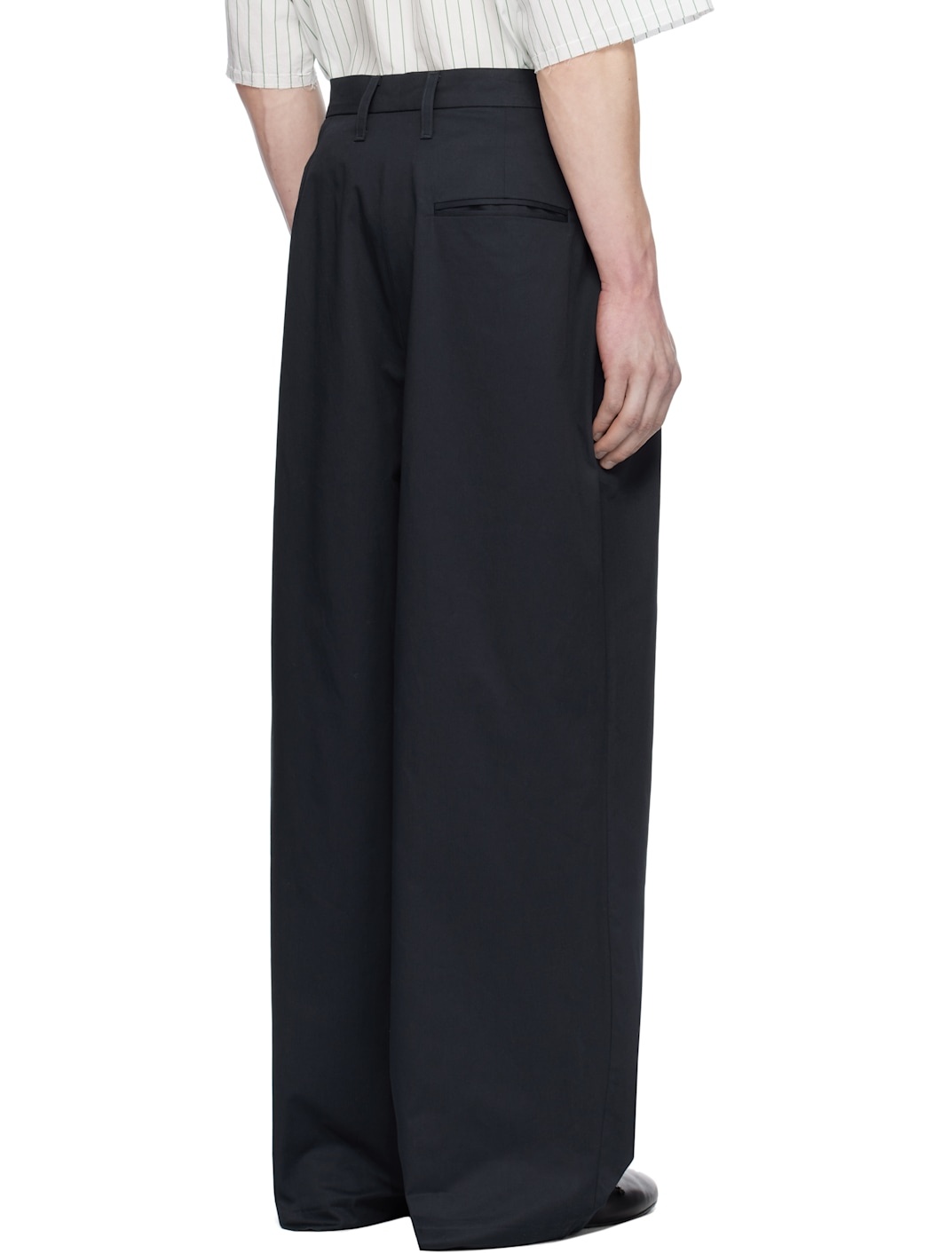Navy Suit Trousers - 3