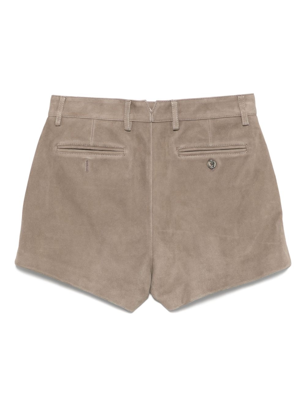 suede shorts - 2
