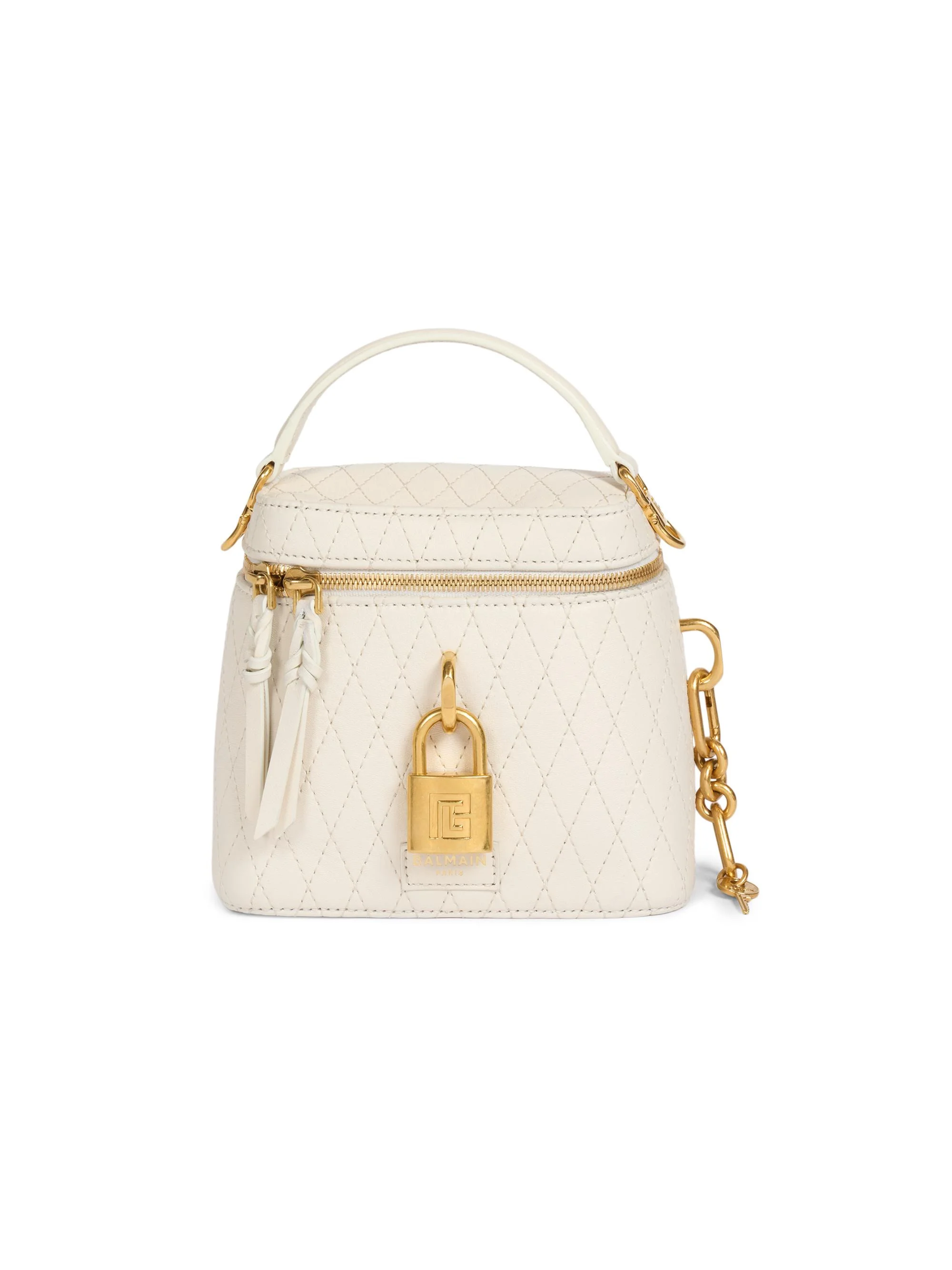 Women's Pulse Leather Vanity Bag - Creme - 1