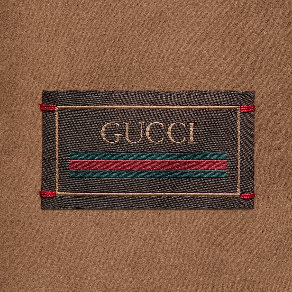Smooth coat with Gucci Web label - 4