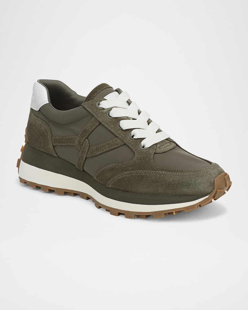 VERONICA BEARD Valentina Suede and Nylon Sneakers outlook