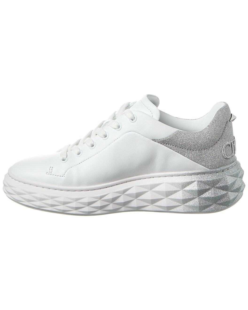Jimmy Choo Diamond Maxi/F II Leather Sneaker - 2