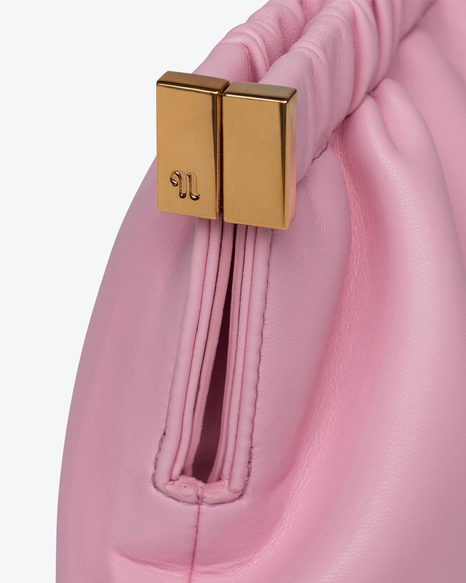 THE BAR CLUTCH MINI - Alt-nappa clutch - Pink - 4