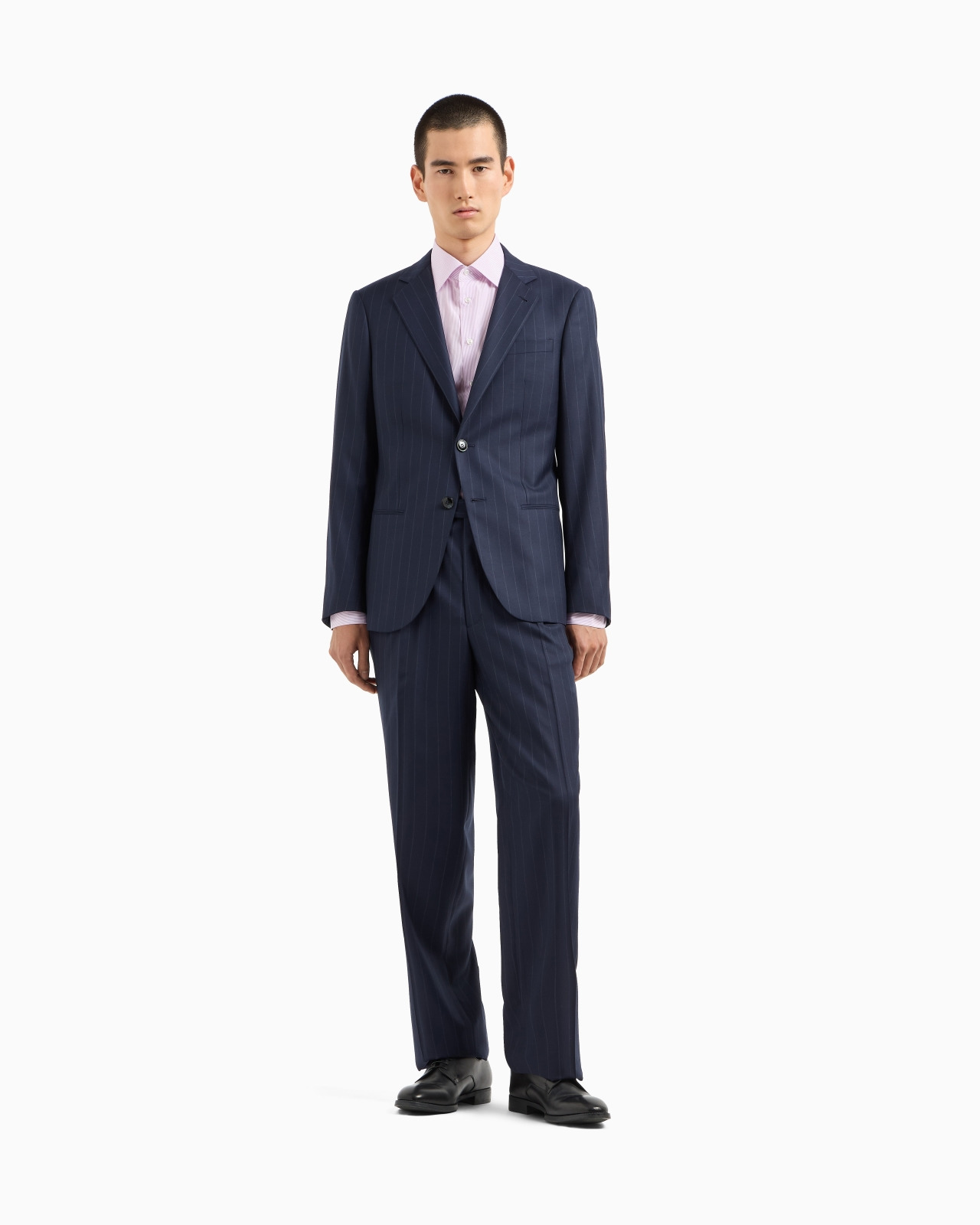 Single-breasted Soho line suit in pinstriped virgin wool - 4