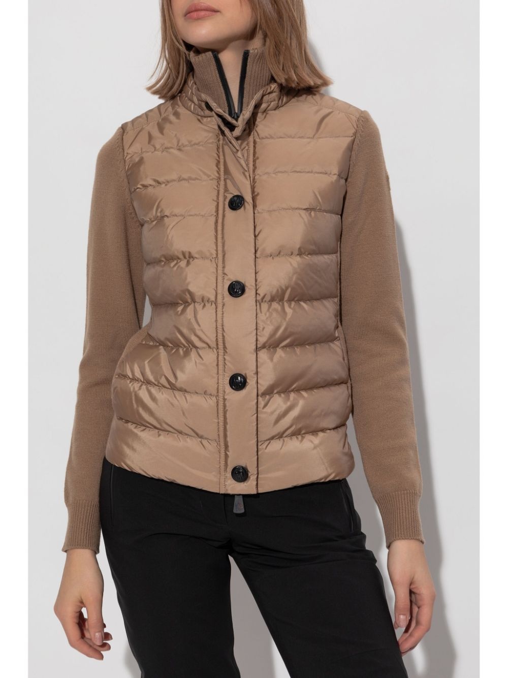 panelled cardigan - 3