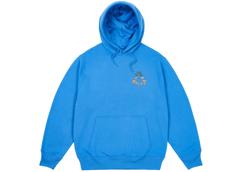PALACE Palace Chrome P3 Hood Palatial Blue outlook