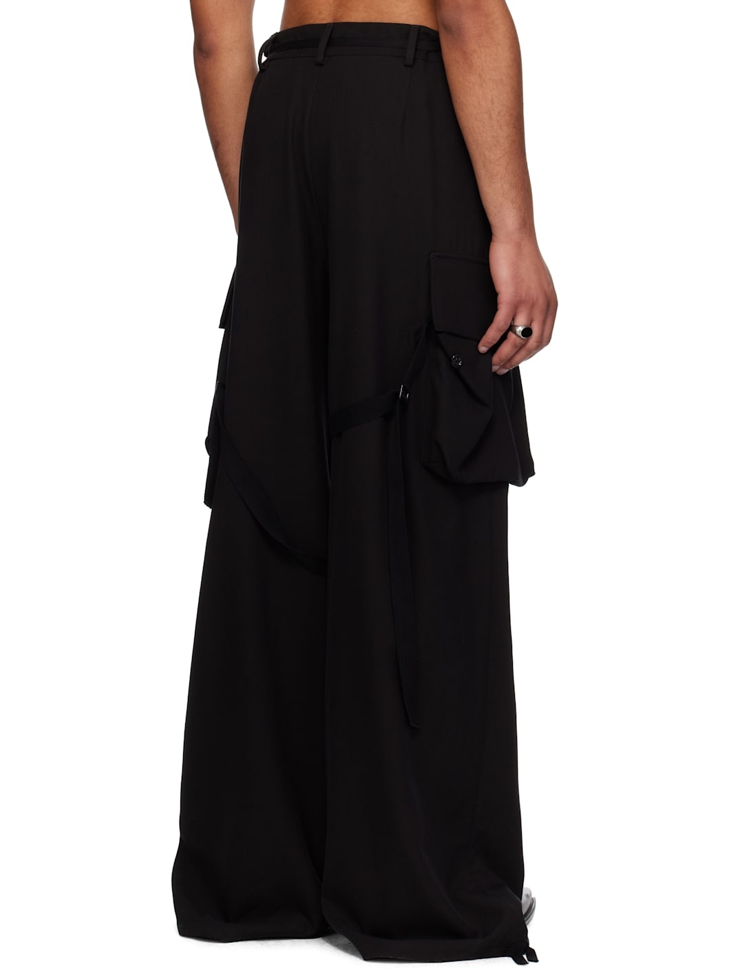 Black Iben Cargo Pants - 3