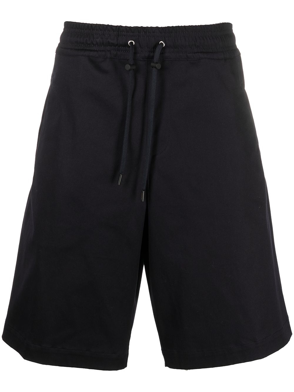 knee-length track shorts - 1