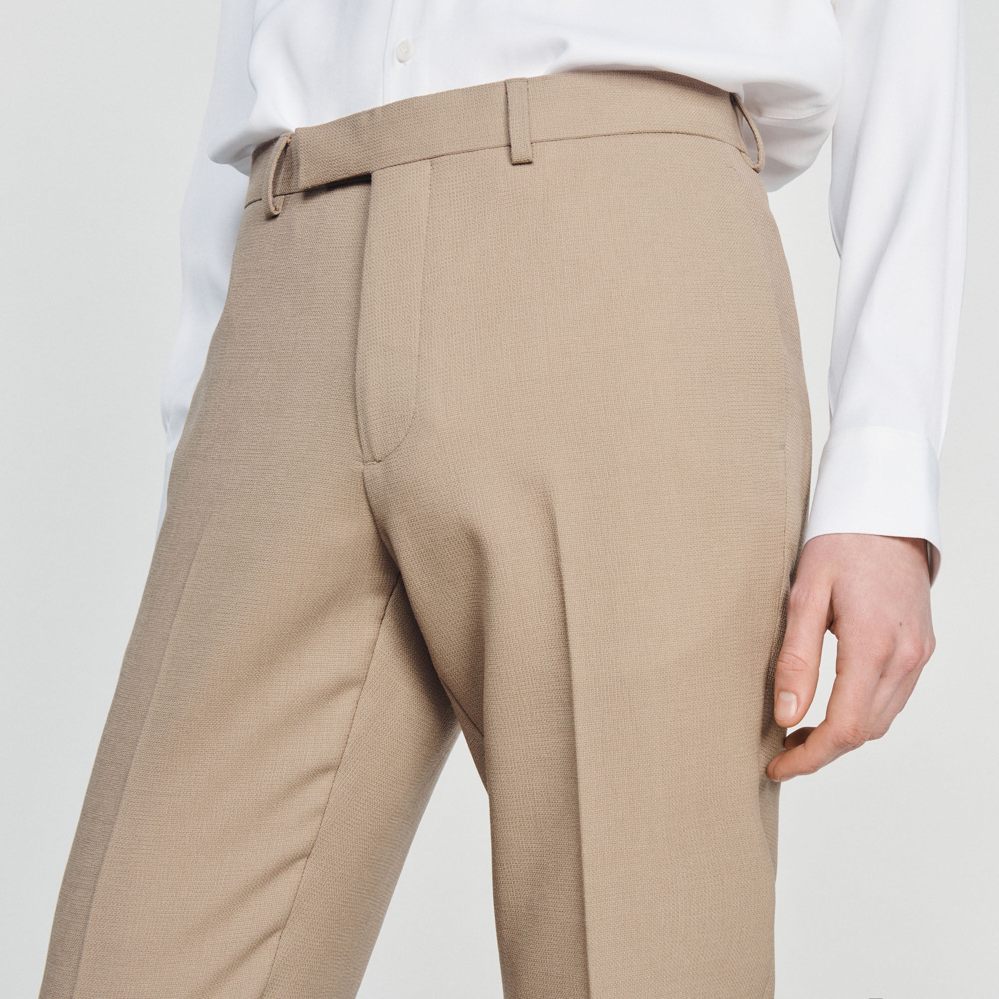 WOOL SUIT TROUSERS - 4