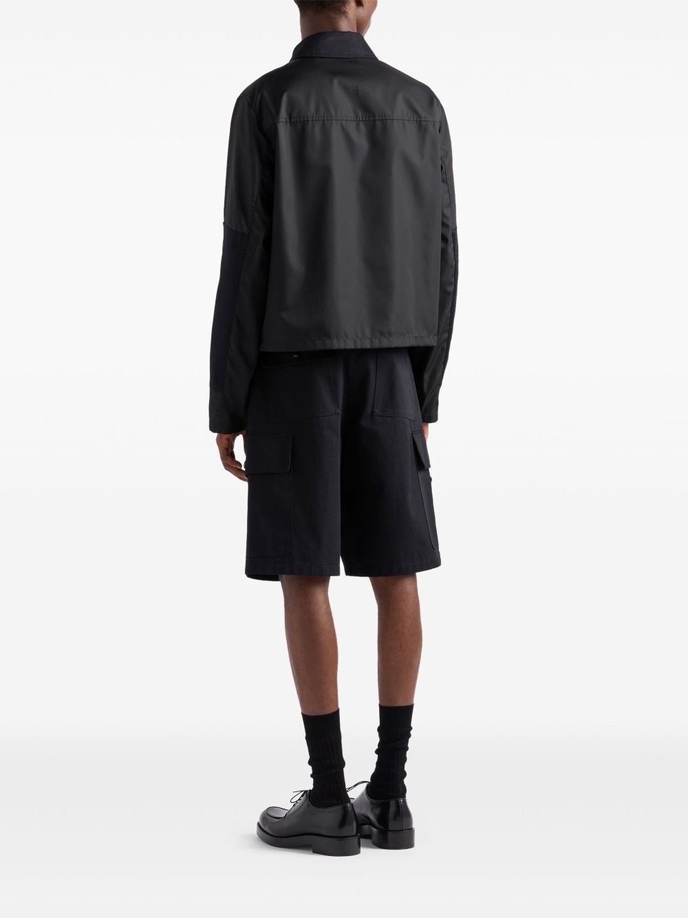 Prada Men Utility Pockets Cotton Bermudas - 3