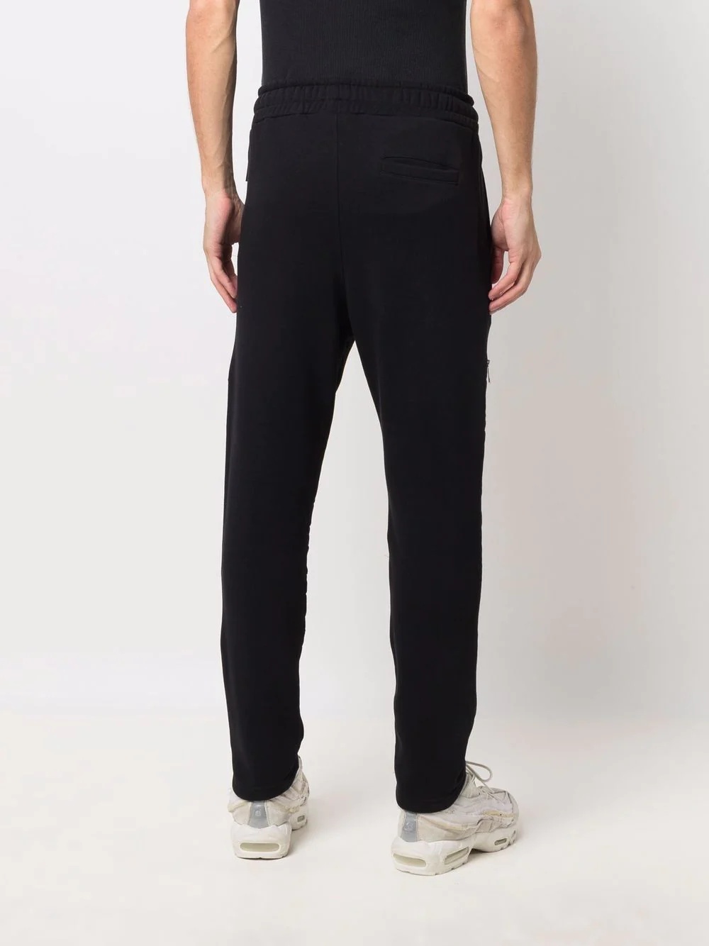 logo zip-detail track trousers - 4