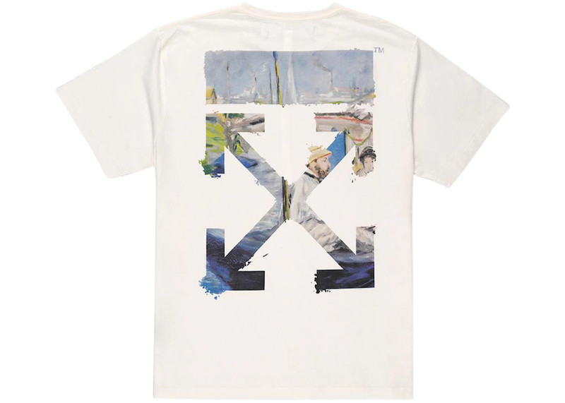 Off-White OFF-WHITE Oversized Diag Arrows T-Shirt White/Multicolor outlook