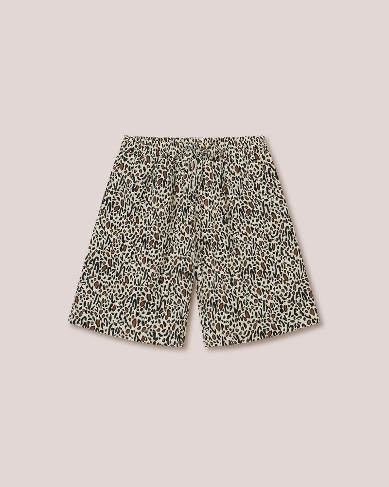 DOXXI - 60’s pleat shorts - Creme Ocelot - 1