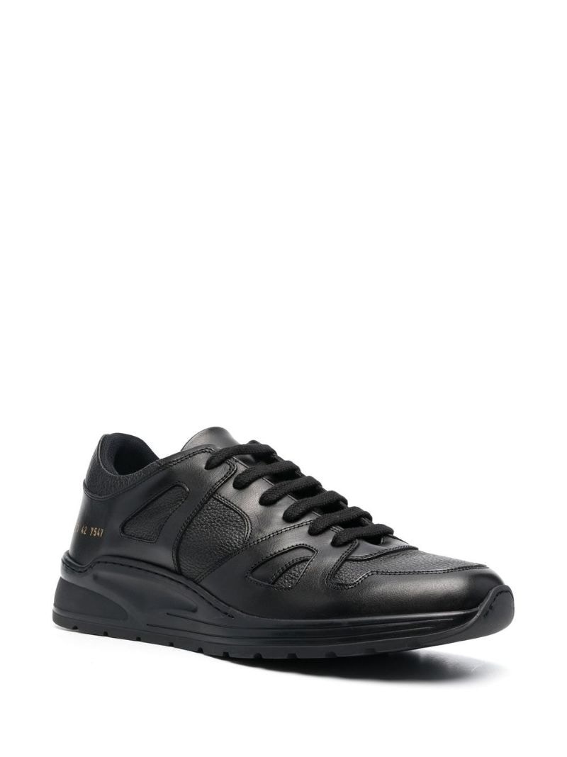 Track Technical leather low-top sneakers - 2