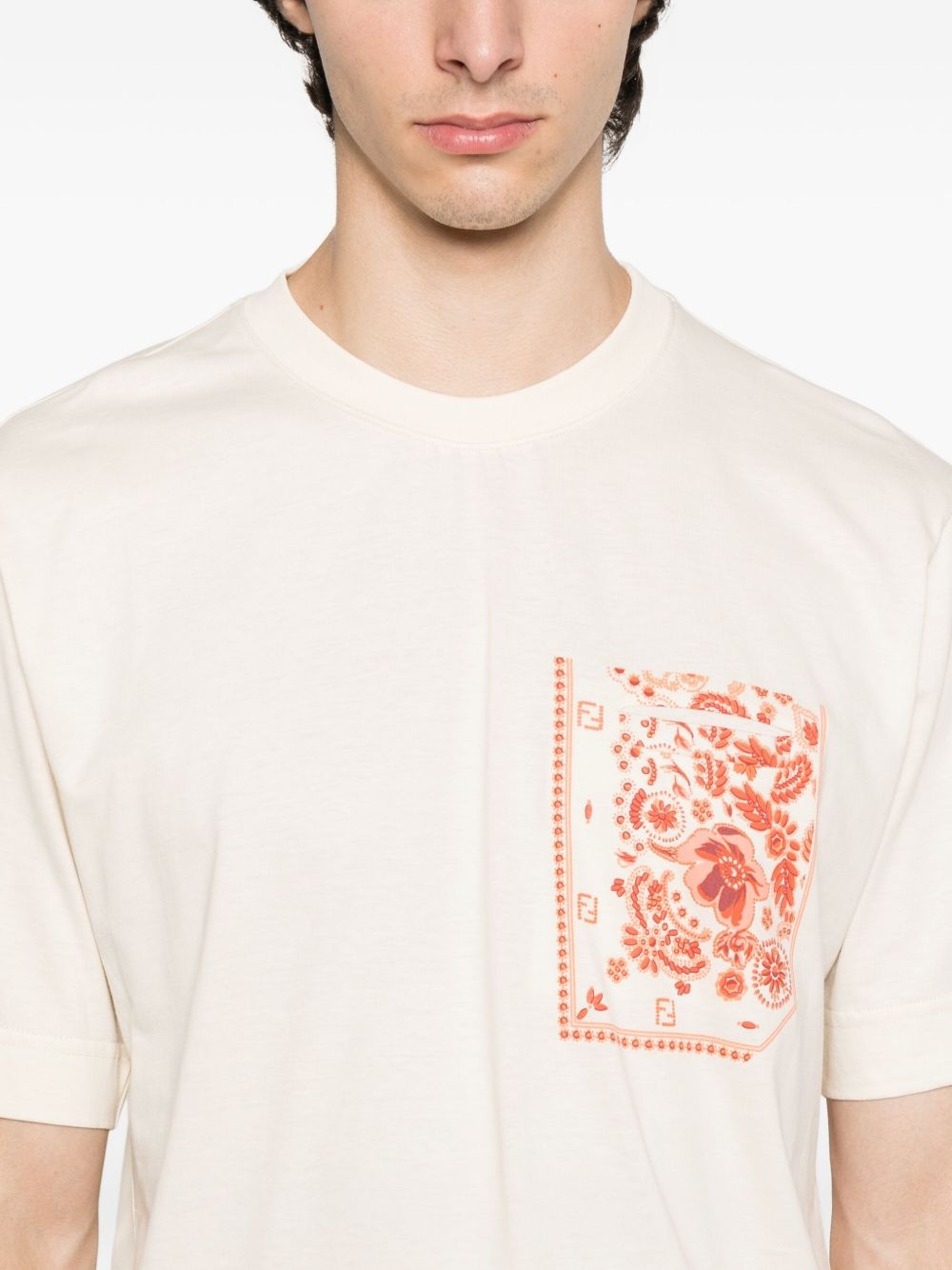 floral-print T-shirt - 4