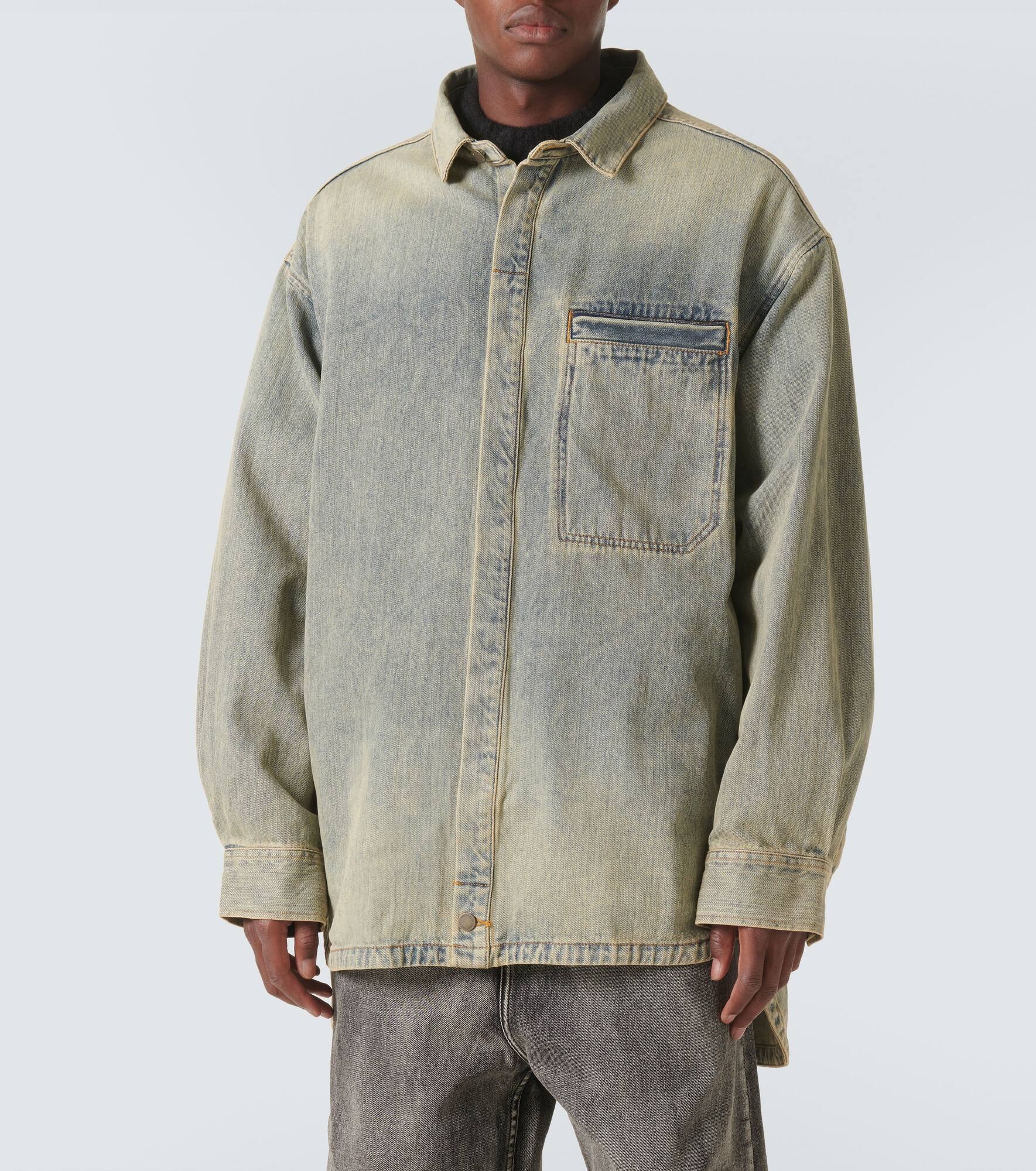 Herculean denim overshirt - 3