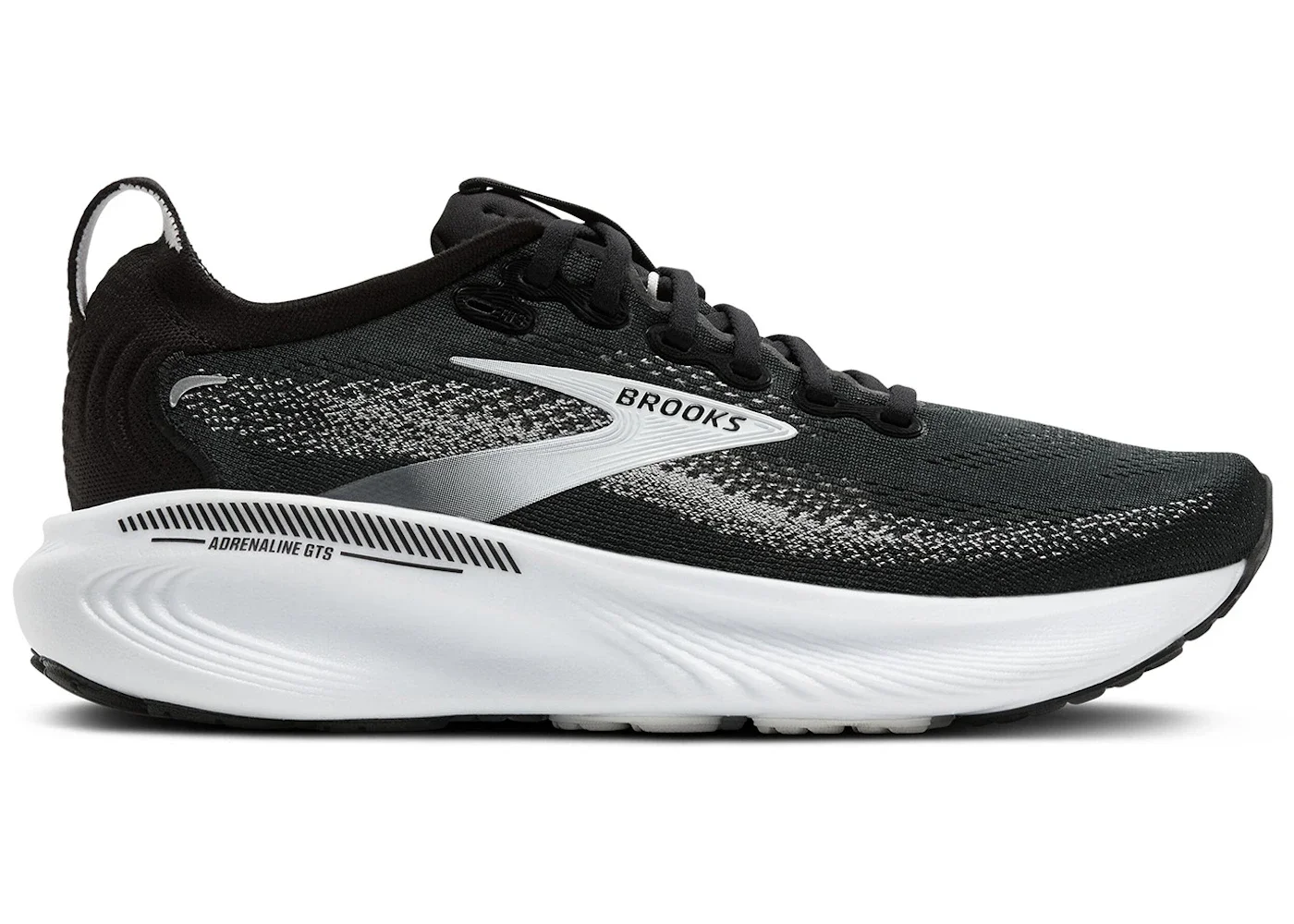 Brooks Adrenaline GTS 25 Black Grey White (Women's) - 1
