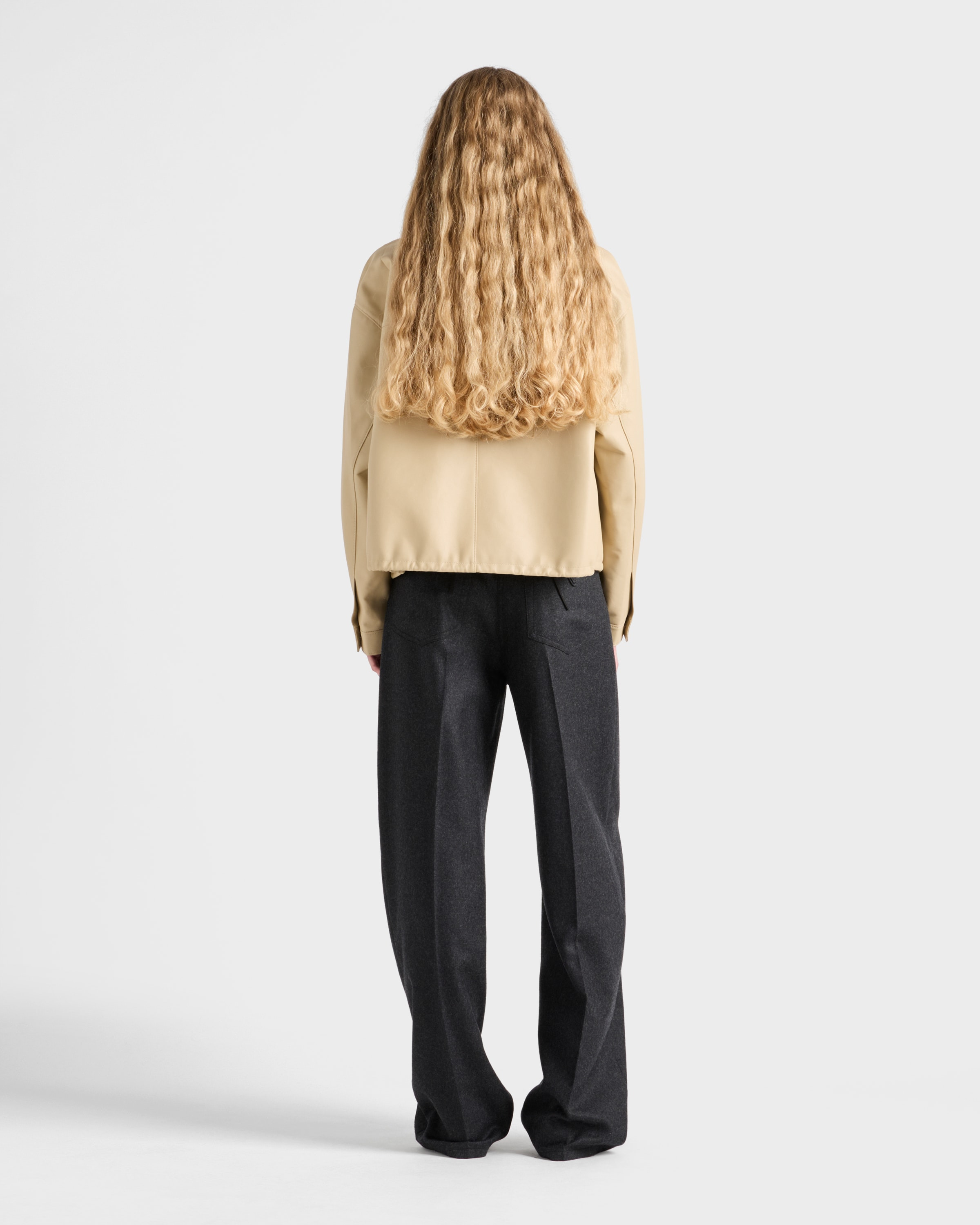 Nappa leather blouson jacket - 5
