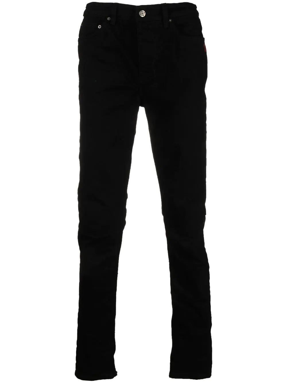 mid-rise slim-cut jeans - 1