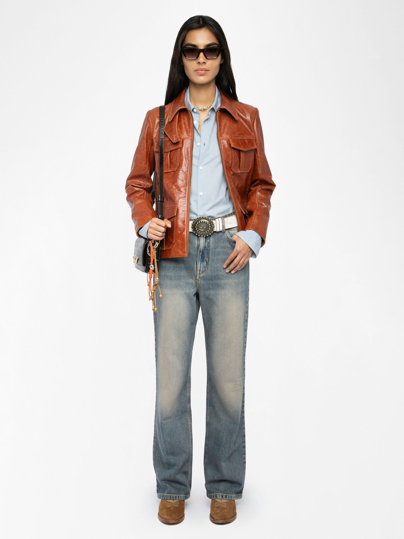 Zadig & Voltaire Lienna Leather Jacket outlook