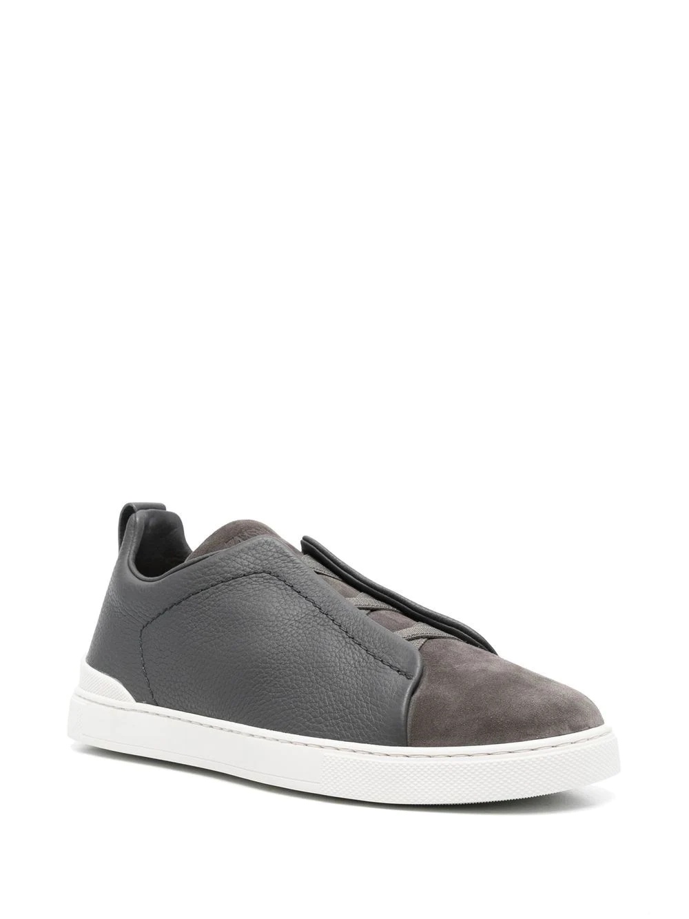 elasticated slip-on trainers - 3