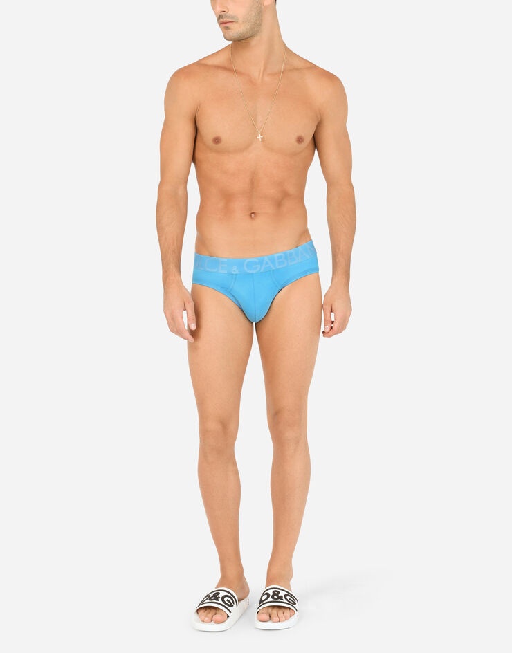 Mid-rise briefs in two-way stretch cotton - 2