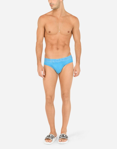 Dolce & Gabbana Mid-rise briefs in two-way stretch cotton outlook