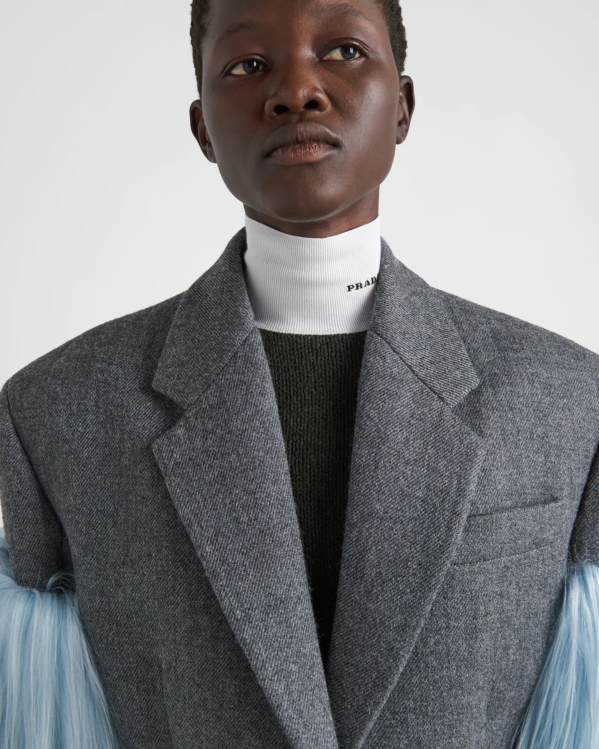 Single-breasted cloth and kidassia coat - 3
