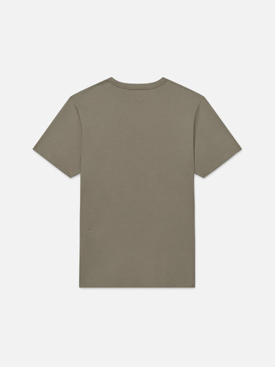 FRAME FRAME Logo Tee in Stone Beige outlook