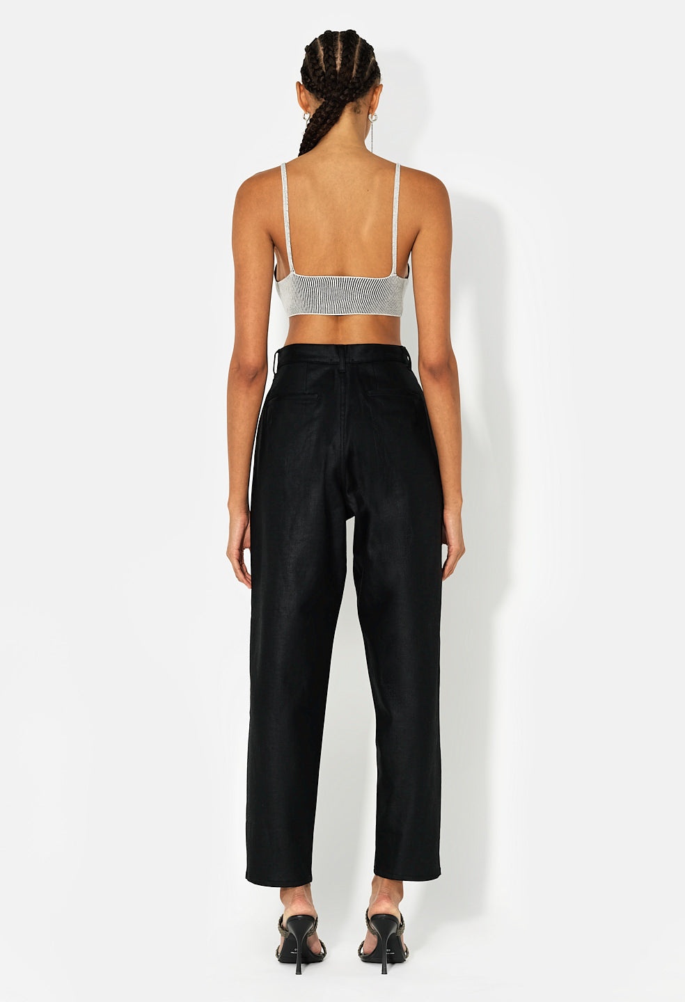 SILK COTTON RIB BRALETTE - 5
