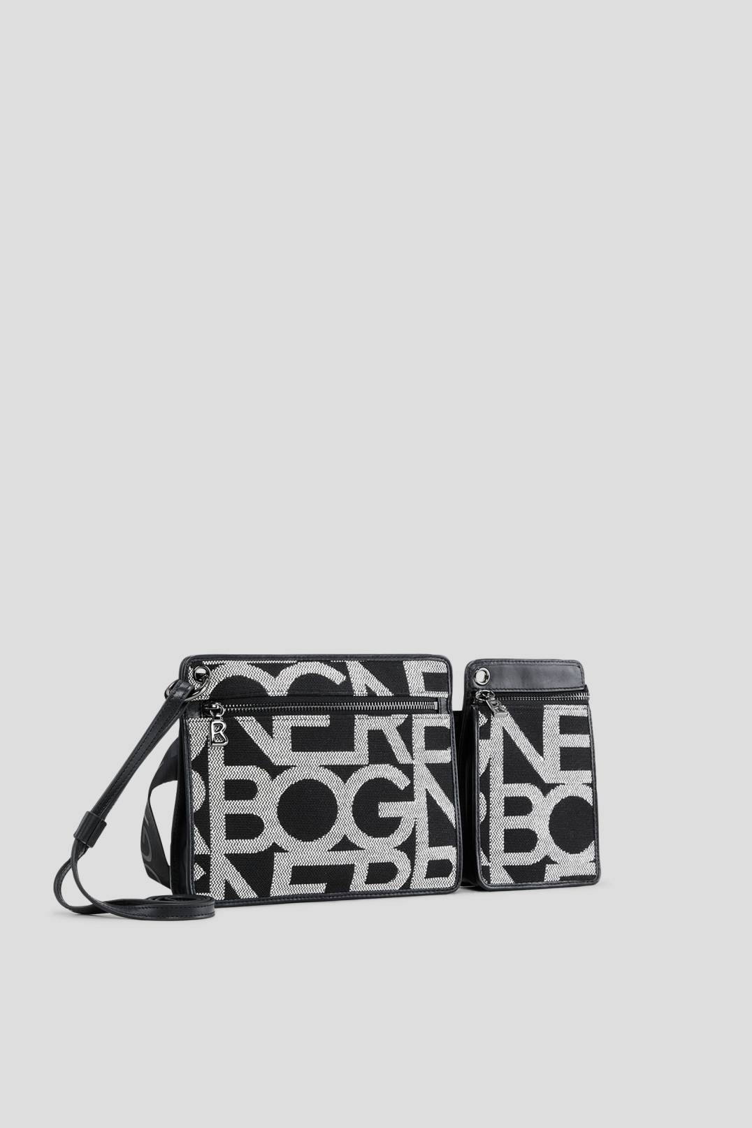 PANY ALISAR MULTIPOCKET BELT BAG IN BLACK/WHITE - 2