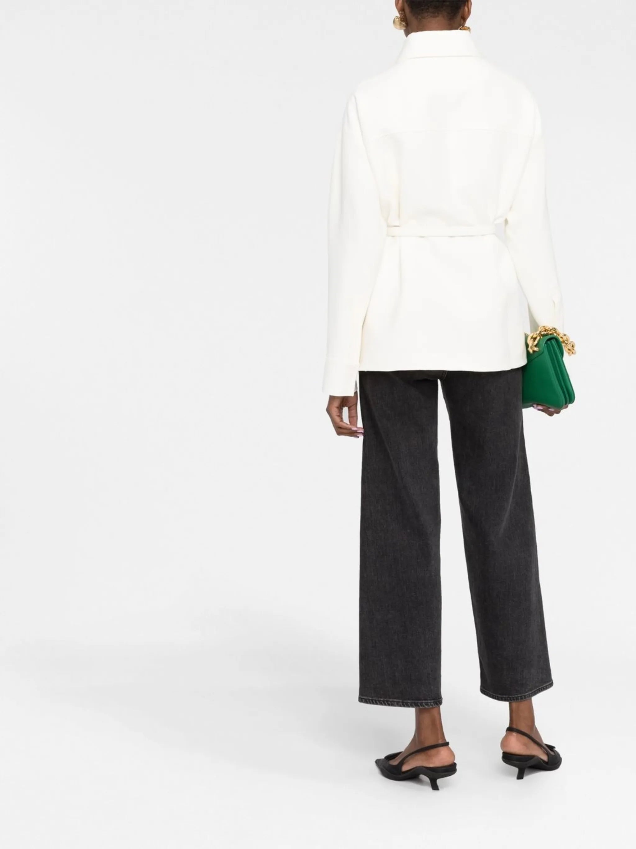 Logo-buckle Fitted Jacket - 3