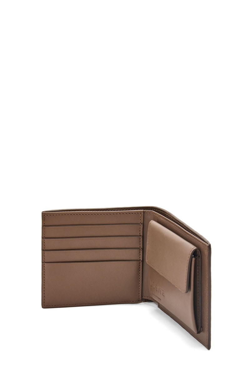 Bifold coin wallet in soft grained calfskin 3