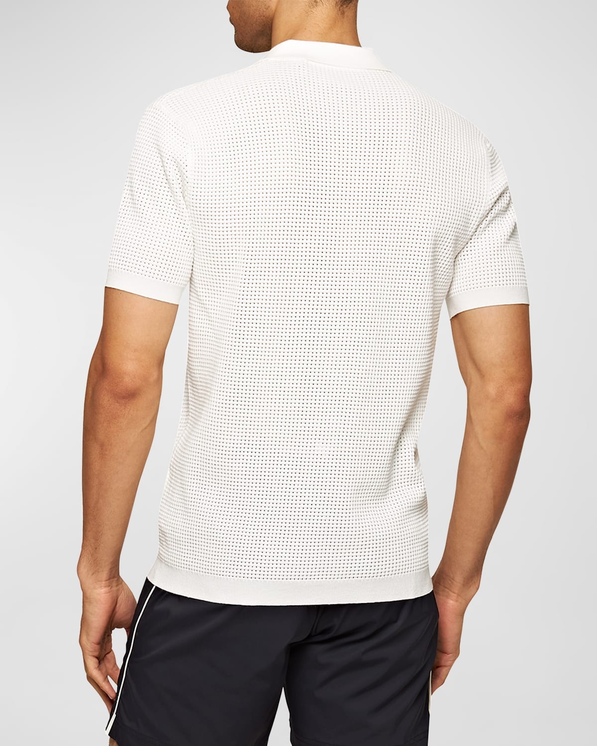 Men's Roddy Mesh Stitch Polo Shirt - 4
