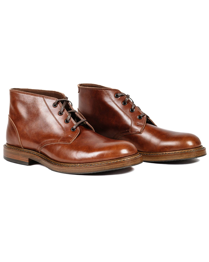 JOHN LOFGREN The Steadfast Chukka Boots French Calfskin Brown outlook
