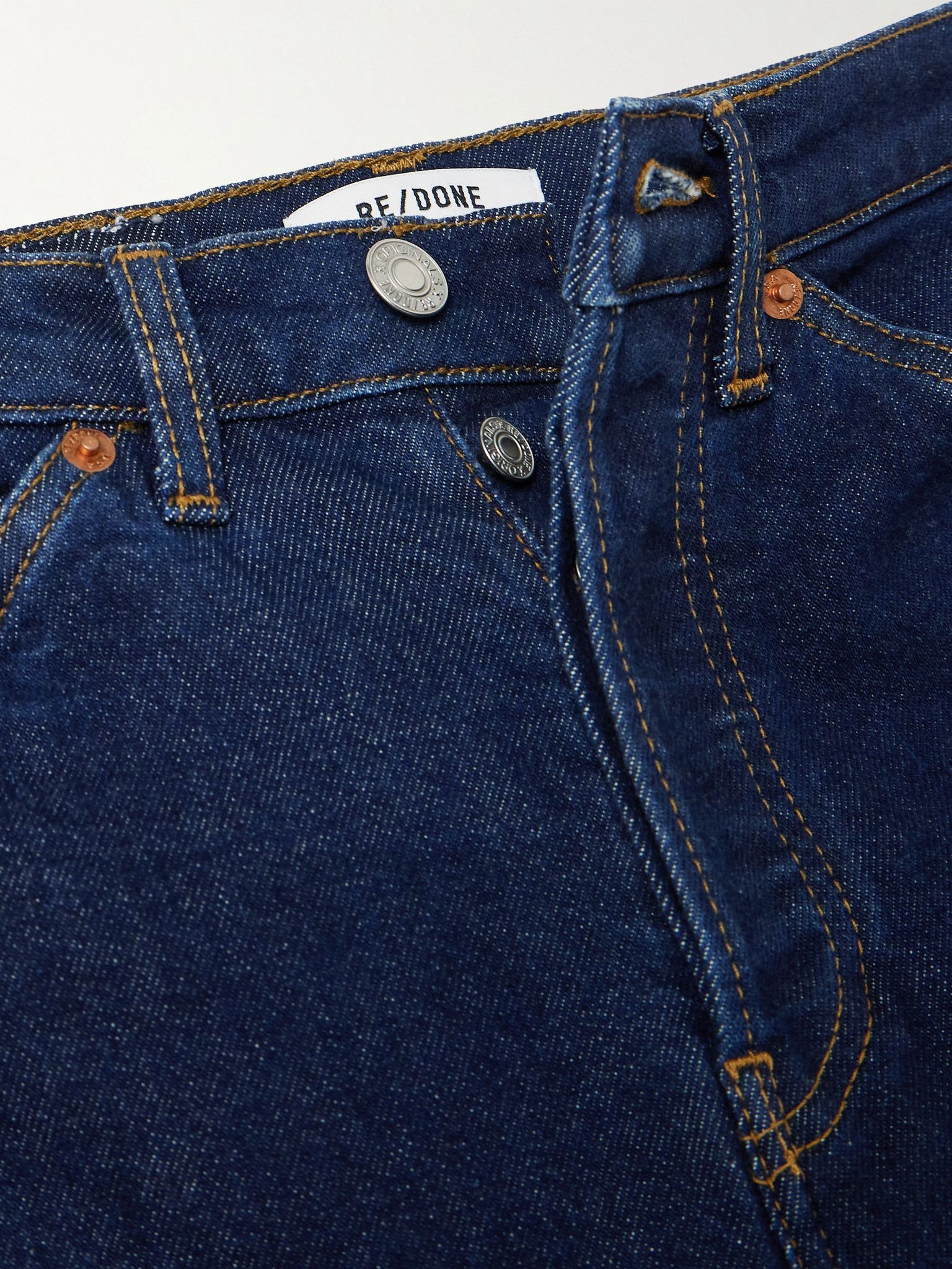 Painter Stove Pipe high-rise straight-leg jeans Dark denim - 5