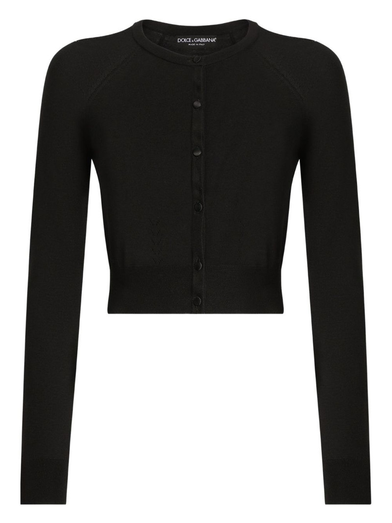 Dolce & Gabbana button-up cropped cardigan outlook