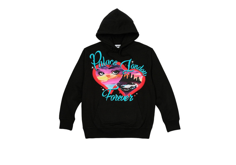 PALACE FOREVER HOOD BLACK - 1