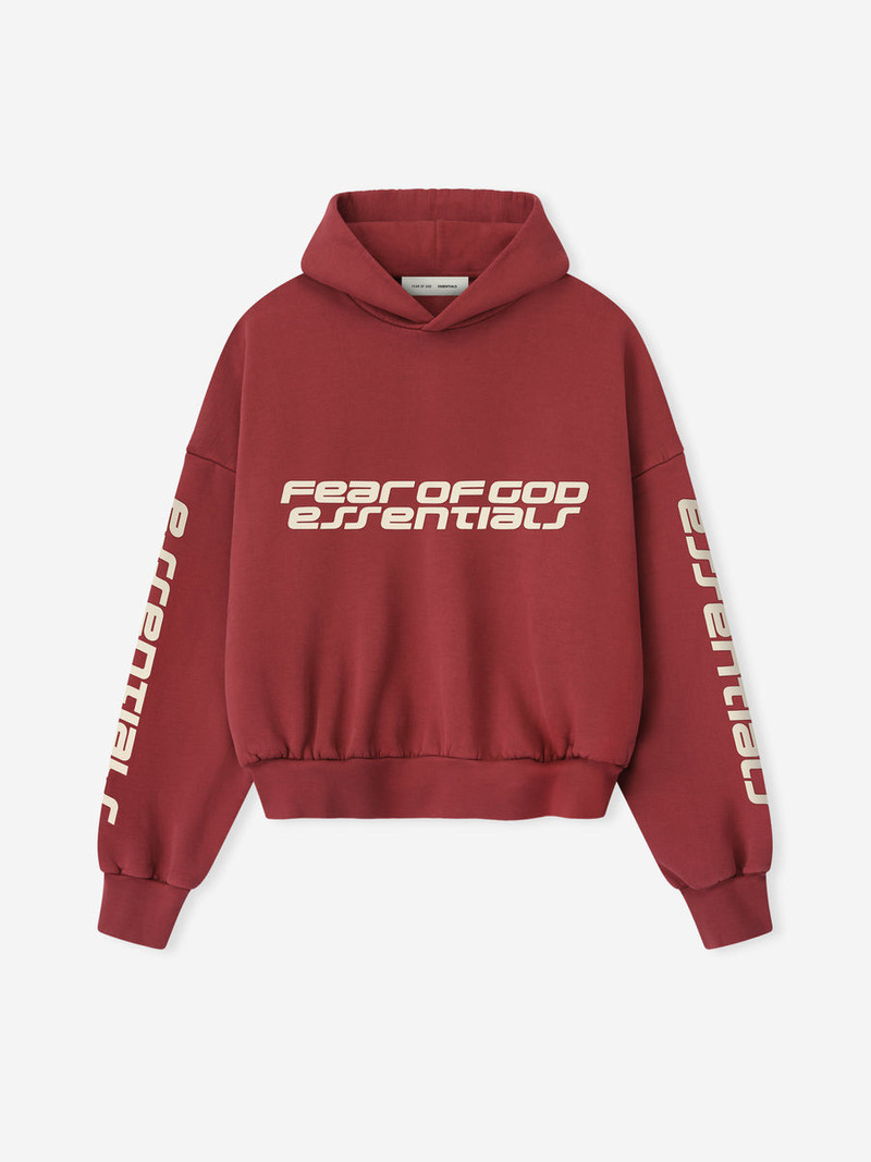 Cropped Relaxed Hoodie - 1
