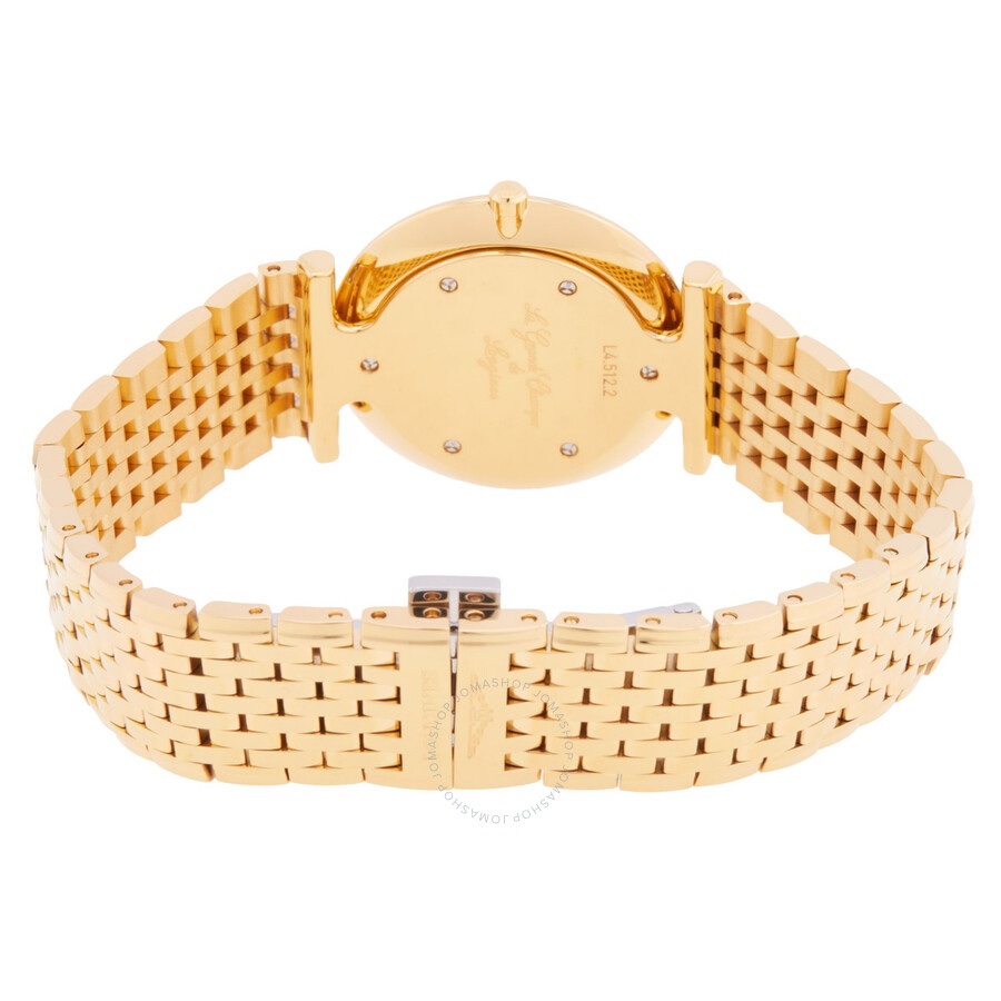 Longines La Grande Classique Quartz Diamond Gold Dial Ladies Watch L4.512.2.37.E - 3