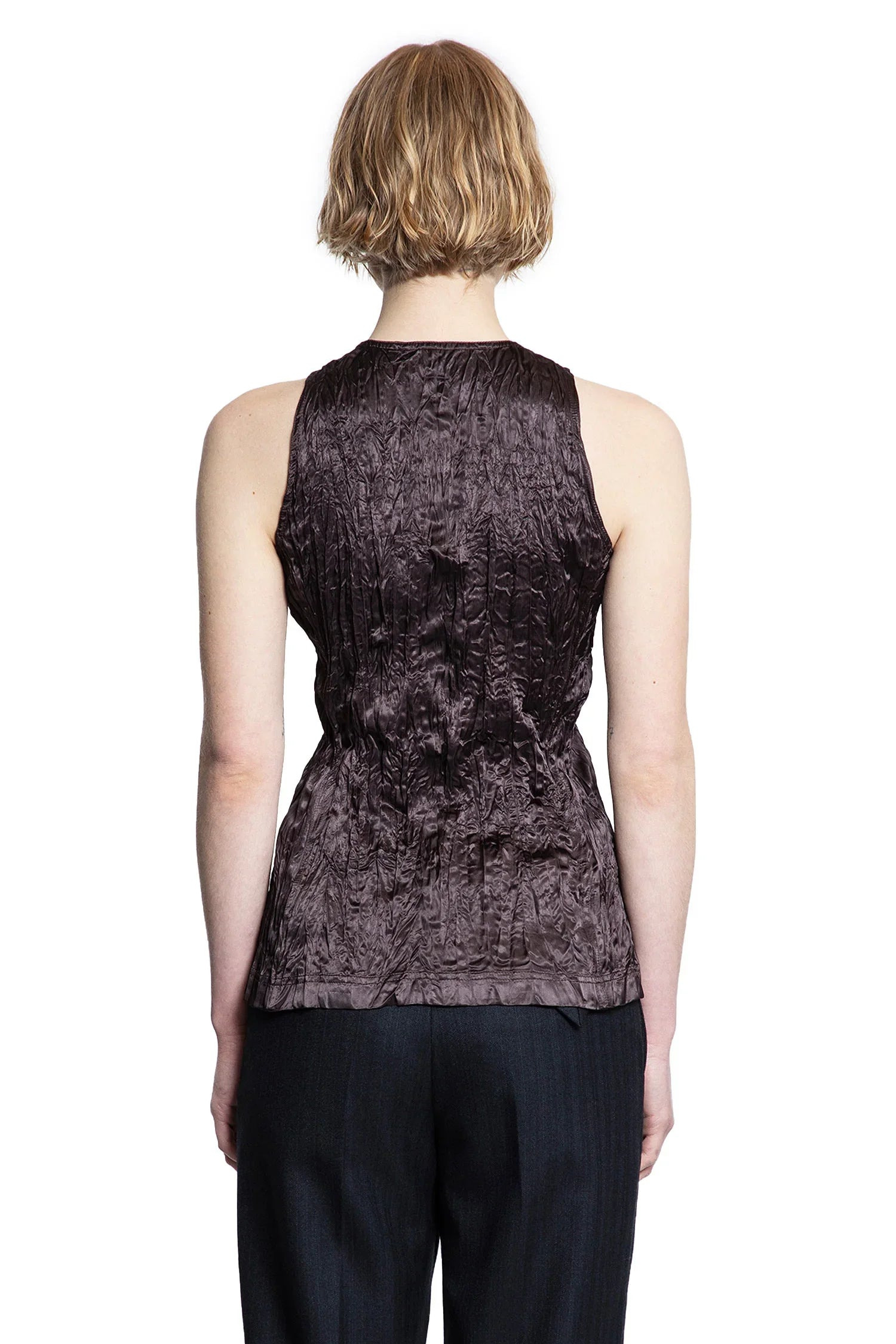Crushed-Slick-Viscose-Tank-Top - 3