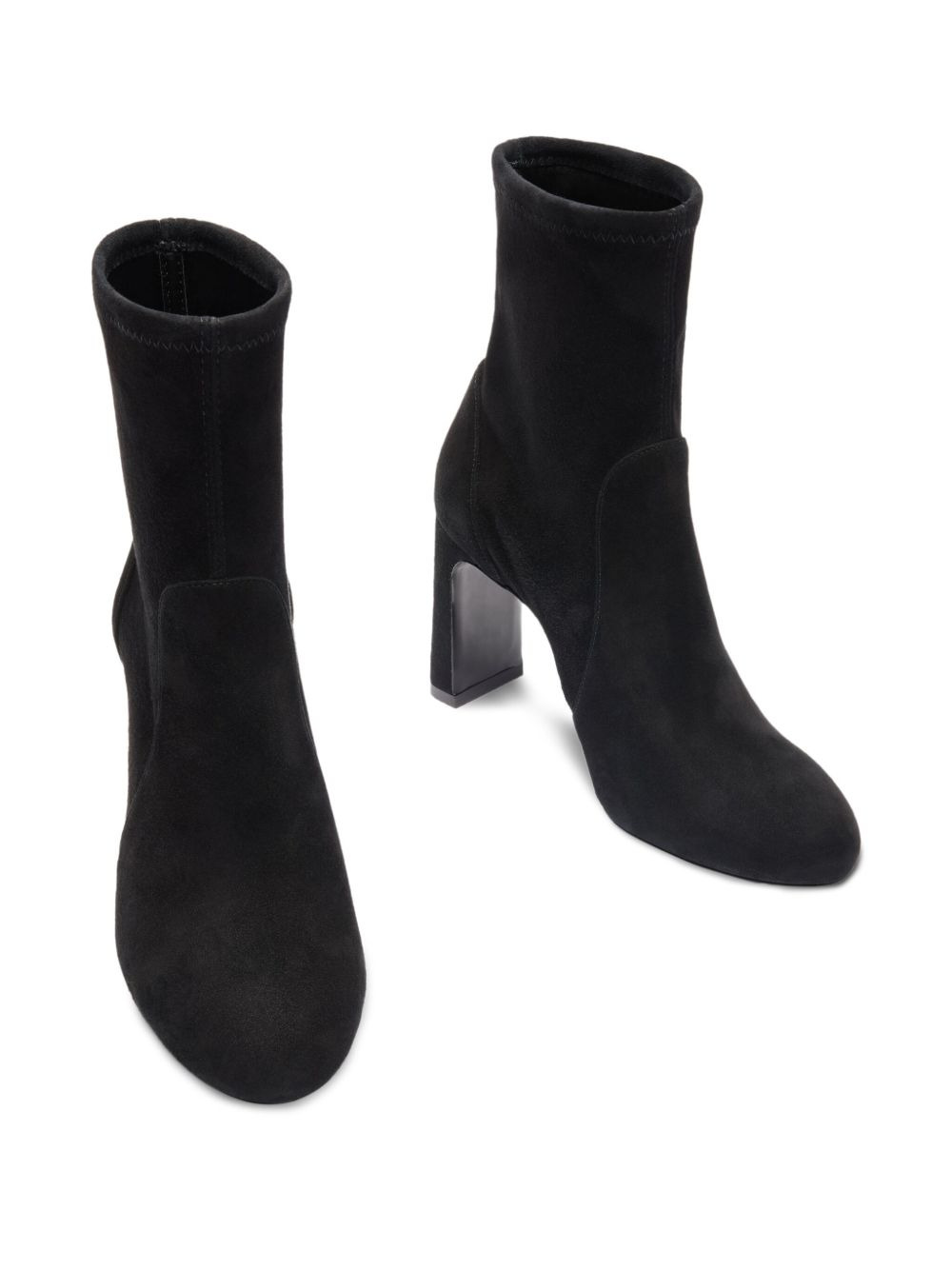 85mm block-heel ankle boots - 2