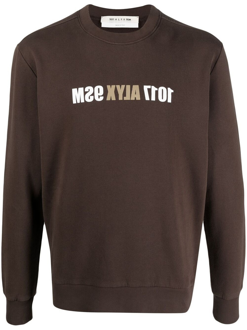 logo-print sweatshirt 1